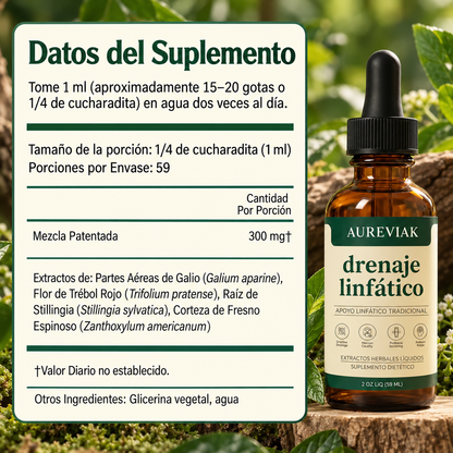 Gotas AUREVIAK® | Sientete mas ligera y menos hinchada de forma natural
