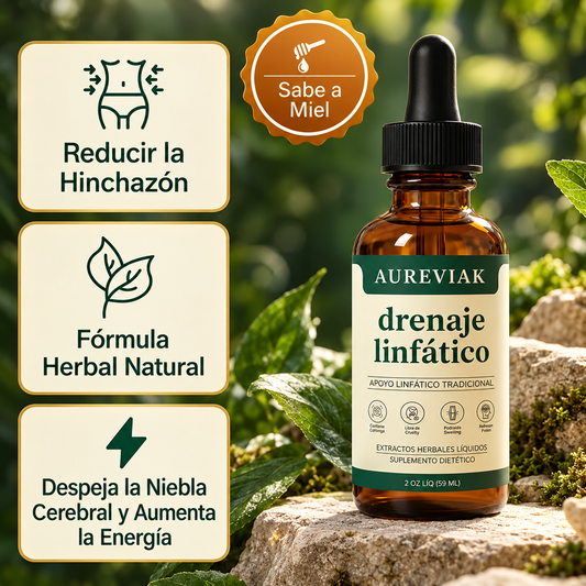 Gotas AUREVIAK® | Sientete mas ligera y menos hinchada de forma natural