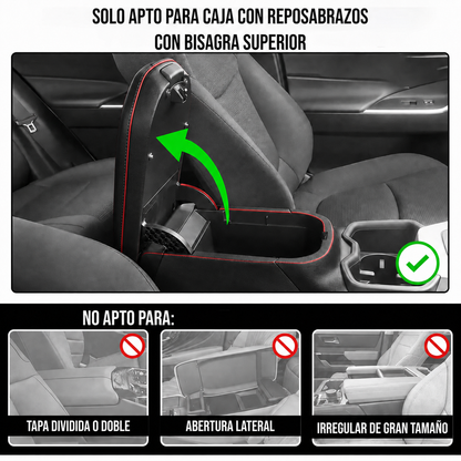 Convierte tu apoya brazos en organizador